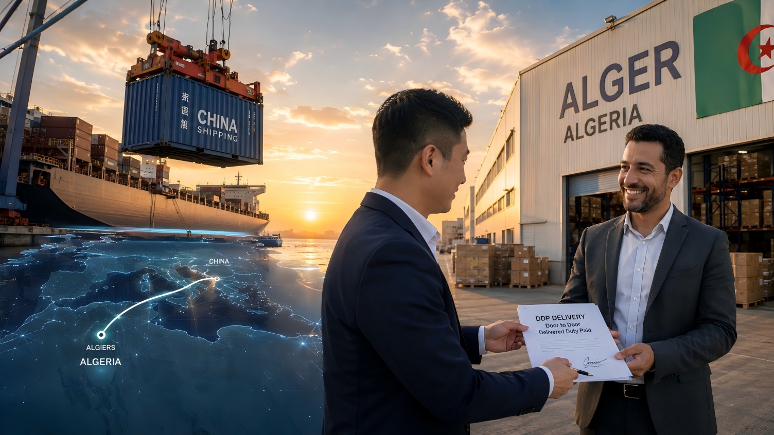 FCL Sea Freight DDP from China to Algeria: The 2026 Complete Guide (Costs, Transit Time & Customs)