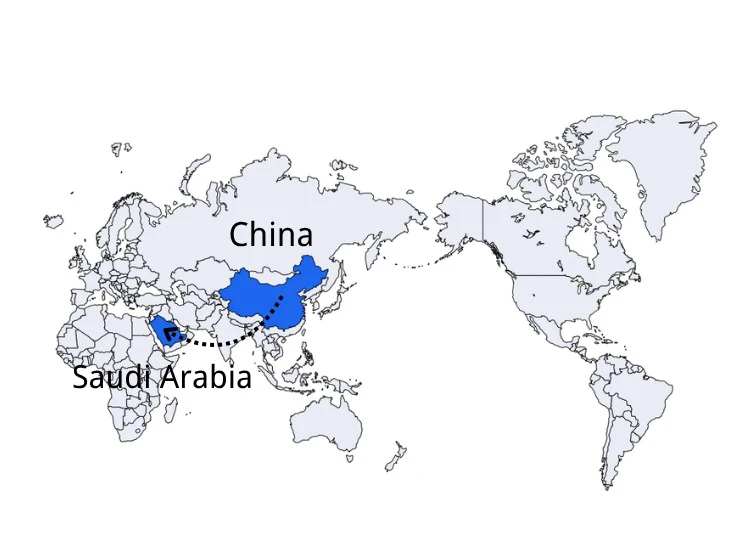 DDP Shipping from China to Saudi Arabia