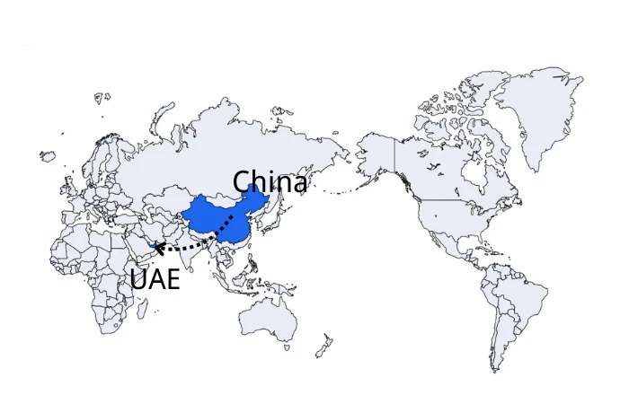 DDP Shipping from China to UAE